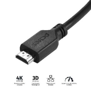 CABO HDMI 2.0 PCYES 4K/60HZ - 1 METRO - PHM20-1