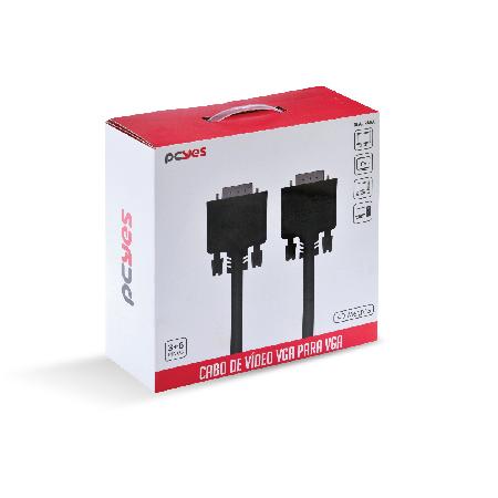 CABO DE VÍDEO VGA 3+6 15 PINOS MACHO PARA VGA 3+6 15 PINOS MACHO 28AWG PURO COBRE 40 METROS - PVM36-40 - Imagem 6
