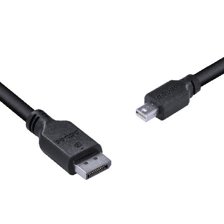 CABO MINI DISPLAYPORT MACHO PARA DISPLAYPORT MACHO V.1.2 28AWG PURO COBRE 2 METROS - PMDDPM-2 - Imagem 4