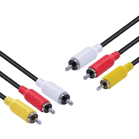CABO DE VIDEO 3 RCA M PARA 3 RCA M - 2 MTS - P3R-2 - Imagem 3
