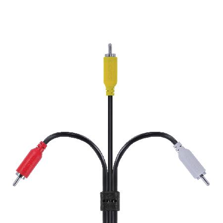 CABO DE VIDEO 3 RCA M PARA 3 RCA M - 2 MTS - P3R-2 - Imagem 4