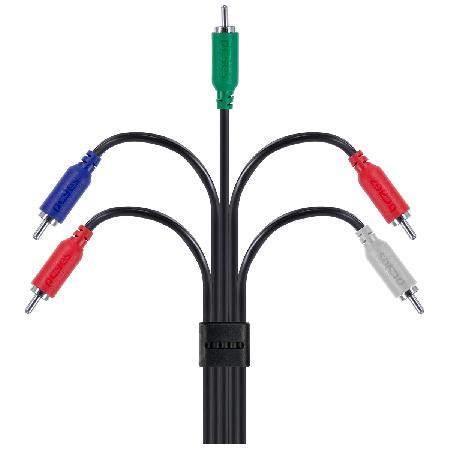 CABO DE VIDEO 5 RCA M PARA 5 RCA M - 2 MTS - P5R-2 - Imagem 4