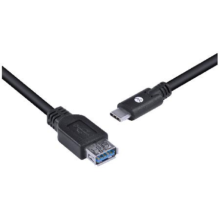 CABO USB TIPO C PARA EXTENSOR USB A FÊMEA V3.2 GEN1 5GBPS 2 METROS - C32UAF-2 - Imagem 2