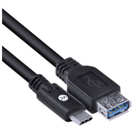 CABO USB TIPO C PARA EXTENSOR USB A FÊMEA V3.2 GEN1 5GBPS 2 METROS - C32UAF-2 - Imagem 3