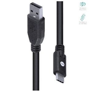 CABO USB TIPO C P/ USB A MACHO 2.0 - 1.8 METROS - C20UAM-2