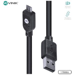 CABO USB X MICRO USB B 2.0 5 PINOS 1 M PRETO - MUSB-1