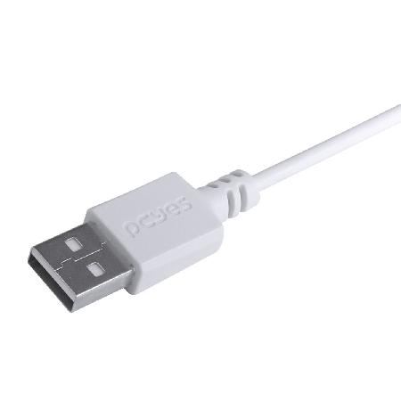 CABO PARA CELULAR TABLET CARREGAMENTO USB A 2.0 MACHO P/ USB TIPO-C - BRANCO - 1 METRO - PUACB-01 - Imagem 3