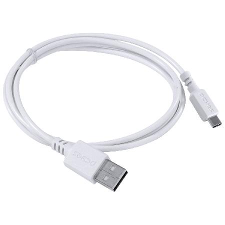 CABO PARA CELULAR TABLET CARREGAMENTO USB A 2.0 MACHO P/ USB TIPO-C - BRANCO - 1 METRO - PUACB-01 - Imagem 6