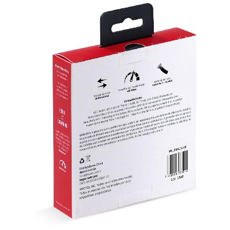 CABO PARA CELULAR TABLET CARREGAMENTO USB A 2.0 MACHO P/ USB TIPO-C - BRANCO - 1 METRO - PUACB-01 - Imagem 8