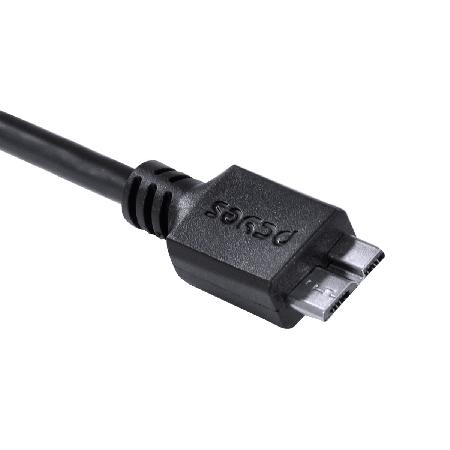 CABO P/ HD EXTERNO USB C MACHO P/ MICRO USB B 3.0 - 1 METRO - P3UCMBP-1 - Imagem 3