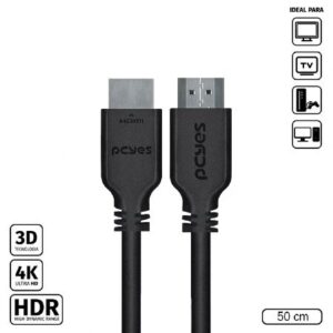 CABO HDMI 2.0 PCYES 4K/60HZ - 50 CM - PHM20-05