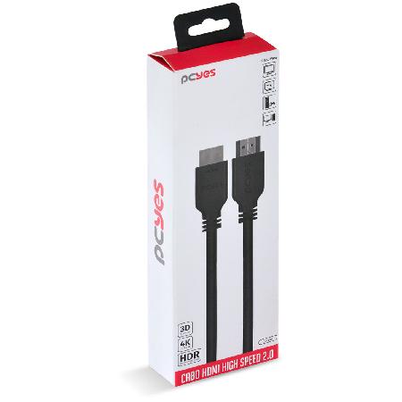 CABO HDMI 2.0 PCYES 4K/60HZ - 50 CM - PHM20-05 - Imagem 4