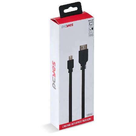 CABO MINI DISPLAYPORT MACHO PARA HDMI 2.0 MACHO 2 METROS - PMDPH-2 - Imagem 5