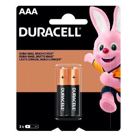 PILHA ALCALINA 1,5V AAA MN2400 (COM 2 PILHAS) DURACELL