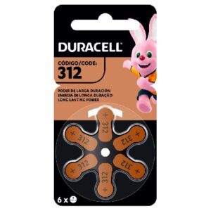 PILHA AUDITIVA 312 (CARTELA COM 6 UNIDADES) DURACELL