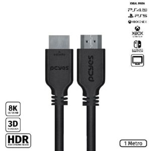CABO HDMI ULTRA 2.1 28AWG PURO COBRE 8K 1 METRO - PHM21-1