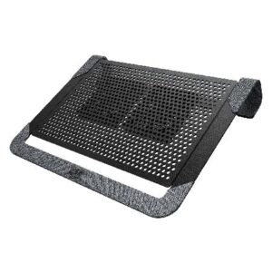 BASE SUPORTE PARA NOTEBOOK  COOLER MASTER U2 PLUS V2 ALUMINIO 2 FANS 80 MM  |  MNX-SWUK-20FNN-R1