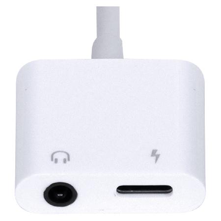 ADAPTADOR FONE DE OUVIDO CELULAR AUDIO P2 3.5MM + CARREGADOR PARA USB TIPO C - ADPATC7.1 - Imagem 3