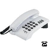 TELEFONE PLENO CINZA ÁRTICO C/ CHAVE FUNÇÕES FLASH REDIAL MUTE OPÇÃO DE CHAVE DE BLOQUEIO 4080058